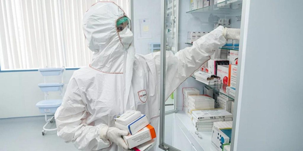 Собянин открыл построенную за месяц инфекционную больницу в ТиНАО/ Фото mos.ru