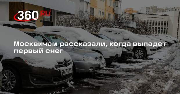 Метеоролог Позднякова: первый снег в Москве выпадет в конце октября