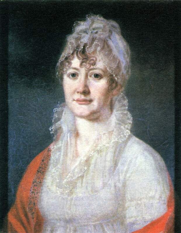 Елизавета Алексеевна Арсеньева, бабушка М. Ю. Лермонтова. Неизвестный художник. Елизавета Алексеевна Арсеньева, бабушка М. Ю. Лермонтова. Неизвестный художник.