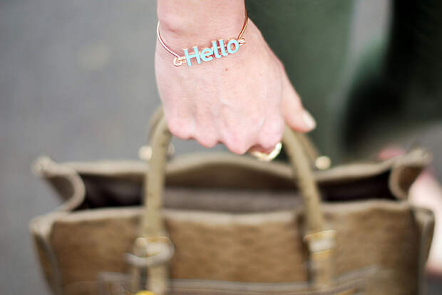 Hello bracelet