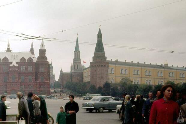 Москва 60-х в цвете москва, фото, ретро, старое фото