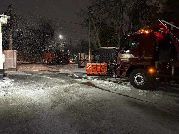 Движение по дорогам Бахчисарайского района ограничили из-за снегопада