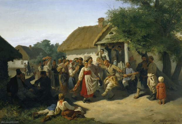 Антипасха. Красная горка. Хоровод в Малороссии