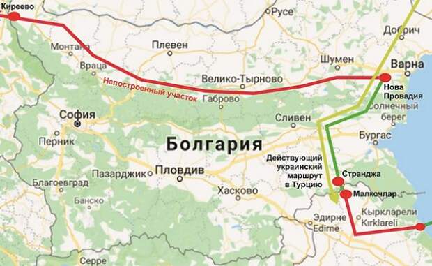 Болгария Турецкий поток