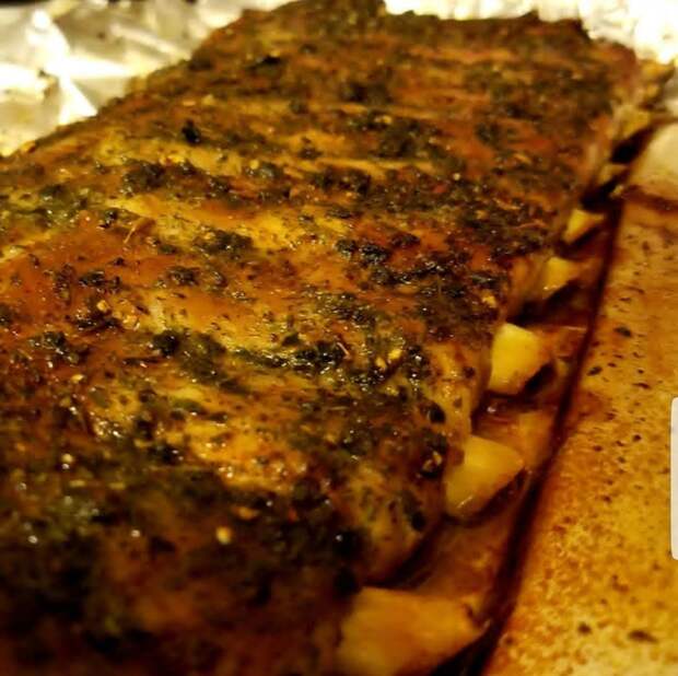 Запечённые свиные рёбра свиные рёбра, рёбрышки, запекание, мясо, рецепт, кулинария, mrvalettcooking, свинина, длиннопост
