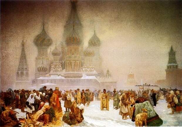 Альфонс Муха. Отмена крепостного права на Руси, 1914 | Фото: liveinternet.ru Альфонс Муха. Отмена крепостного права на Руси, 1914 | Фото: liveinternet.ru