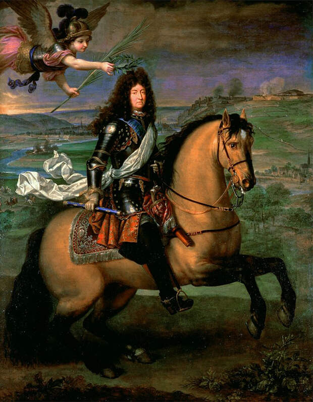 Людовик XIV при осаде Намюра (1692).