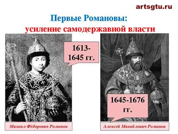 Первые Романовы: усиление самодержавной власти