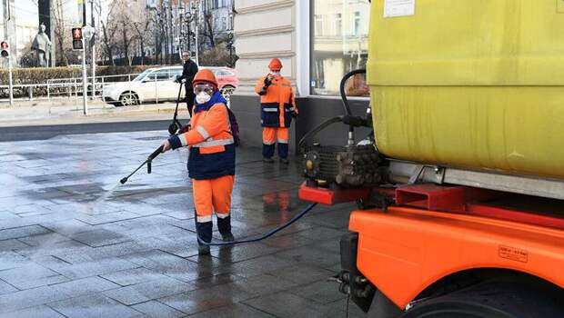 В районе Аэропорт прошла масштабная дезинфекция