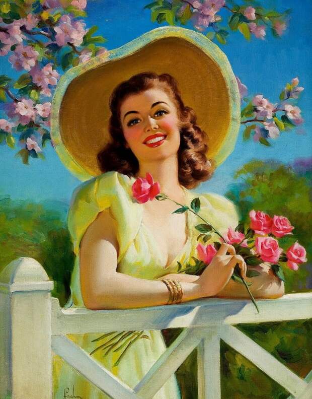 художник Арт Фрам (Art Frahm) пин-ап – 26