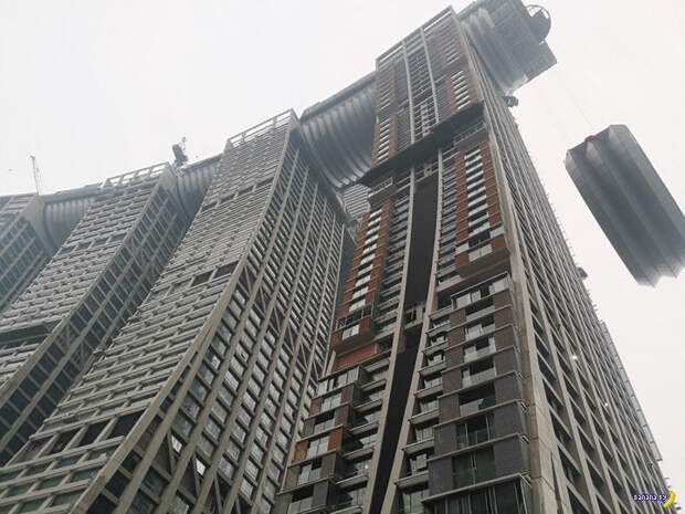 В Китае заканчивают строительство -горизонтального небоскрёба-