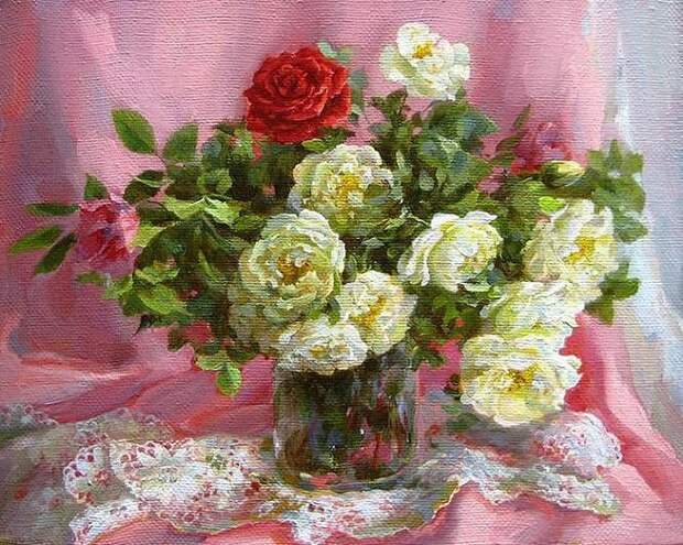 Розы. Автор: Екатерина Калиновская. Розы. Автор: Екатерина Калиновская.