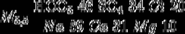 M_\mathrm{3{,}5}\; \frac{\mathrm{HCO_3}\ 46\ \mathrm{SO_4}\ 34\ Cl\ 20}{Na\ 59\ Ca\ 31\ Mg\ 10}