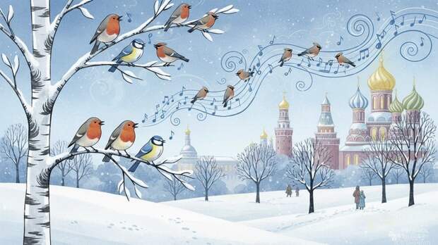 Орнитолог Чернова объяснила, почему птицы в Москве поют зимой