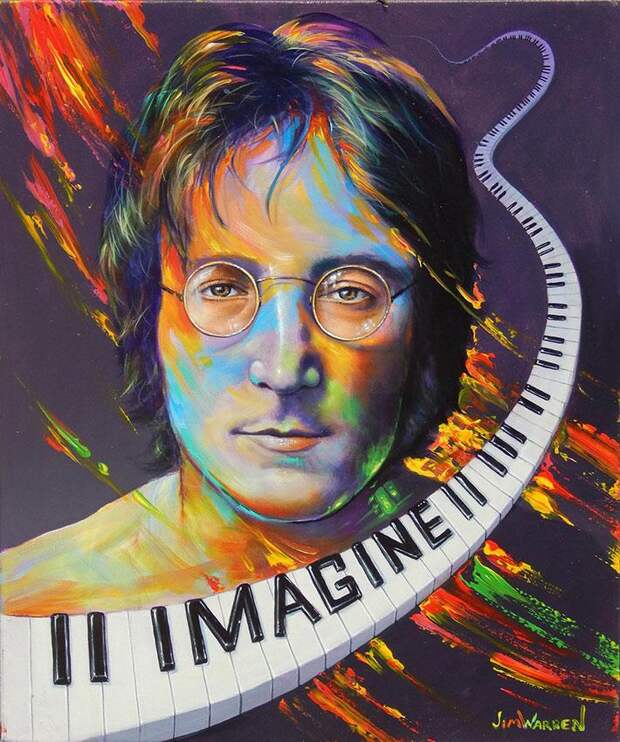 John Lennon - Imagine – Michael Godard Art Gallery