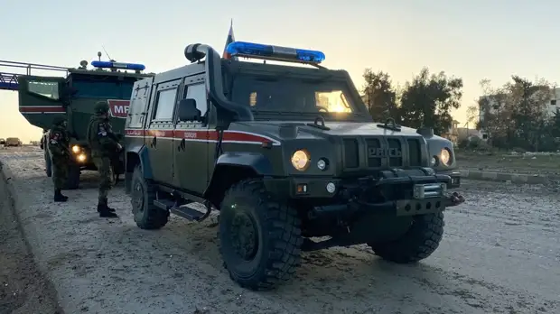 Военная полиция России провела патрулирование в Сирии
