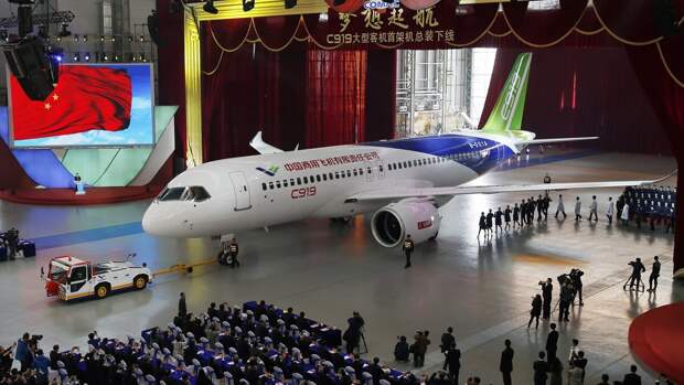 Китайский самолет Comac C919. Взято из Яндекс-картинок