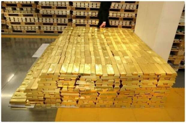 Самый большой запас золота в США.