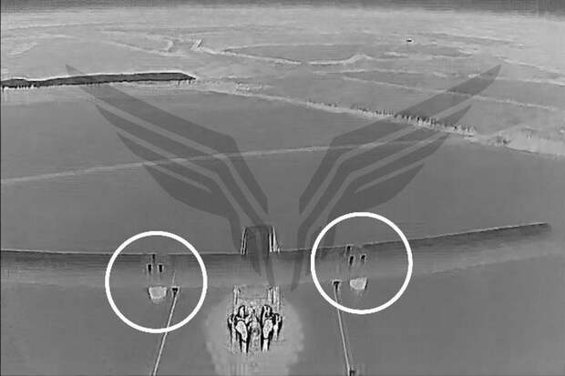 Появилось видео перехвата дрона ВСУ с таинственным грузом