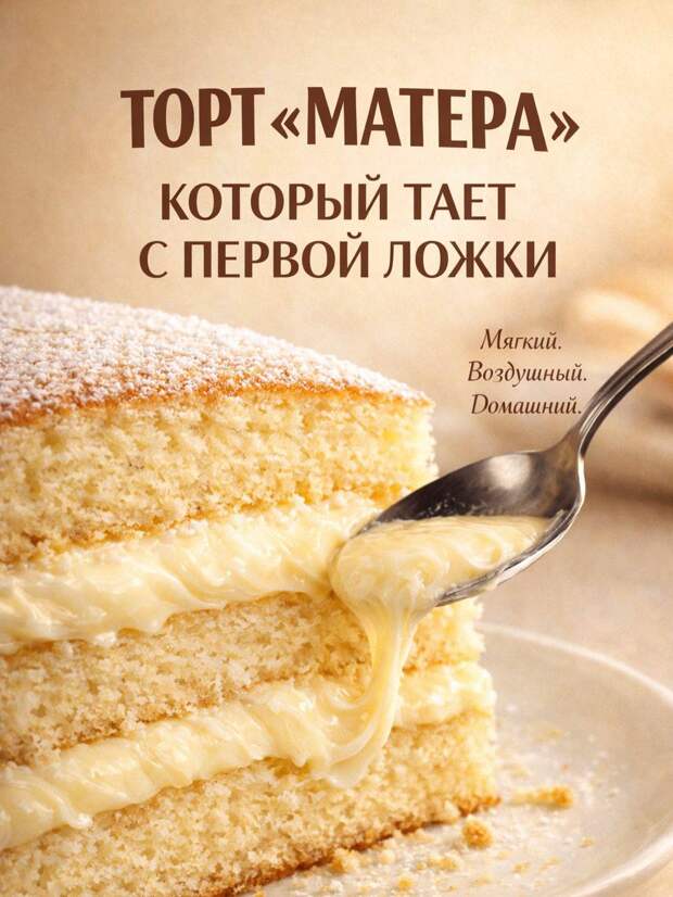 Кулинария>ТОРТ «МАТЕРА»!
