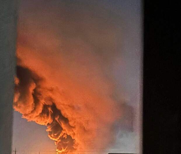 ‼️🇺🇦🔥Нанесен удар по Луцку: в городе огромный пожар