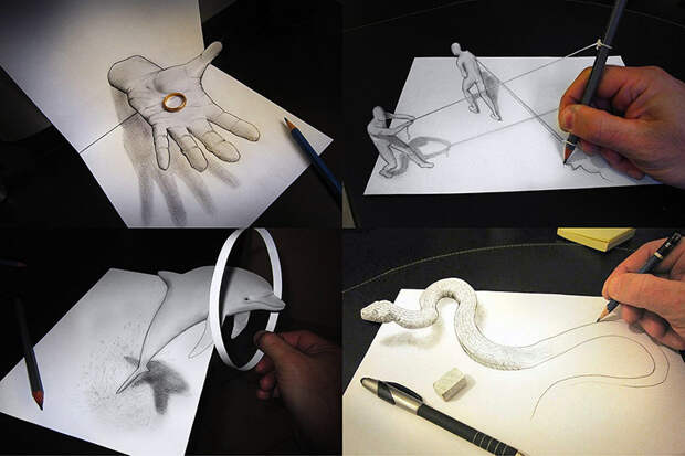 Умопомрачительные 3D рисунки Алессандро Дидди