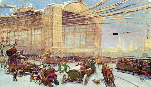Москва в XXIII веке глазами художников 1914 года Москва в XXIII веке глазами художников 1914 года