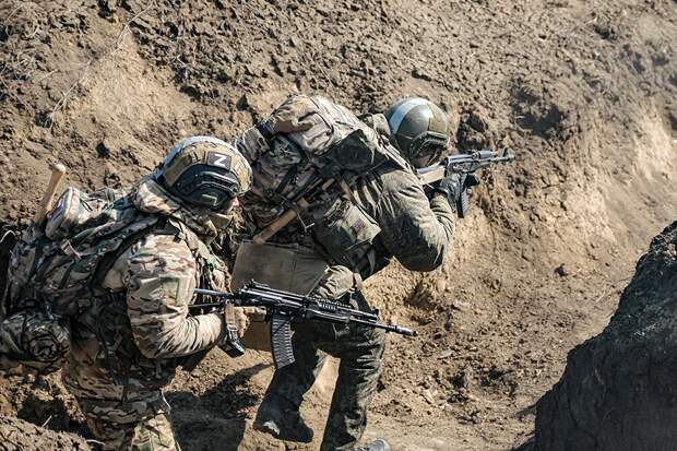 Российские морпехи начали бои в центре Мирополья