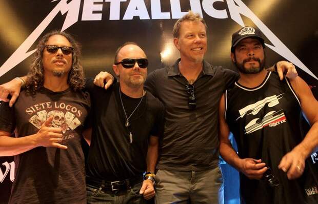Благотворители из группы Metallica./ Фото: radioroks.ua