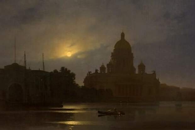 В Смоленской галерее представят картину Куинджи «Исаакиевский собор при Луне»