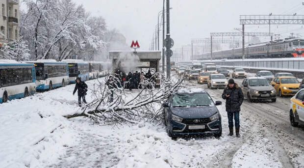 Апрельский апокалипсис: Москву завалило снегом, есть погибшие и раненые