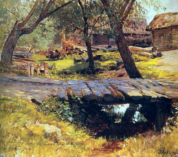 И. Левитан «Савинская слобода»
