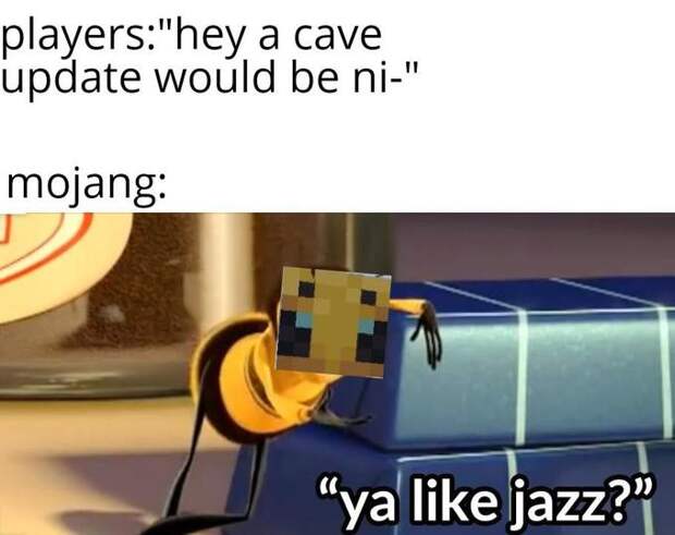 Пчелы в Майнкрафте - мемы и арты про пчел из Майнкрафта