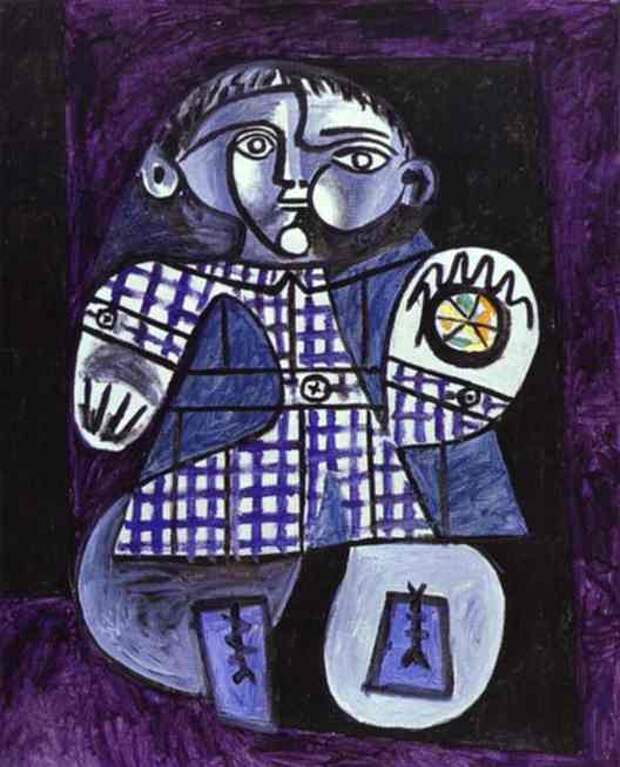 Пабло Пикассо. Клод, сын Пикассо. 1948 год