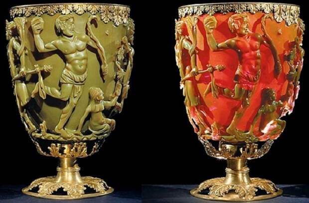 Загадка древнеримского кубка Ликурга: Нанотехнологии в античном мире?