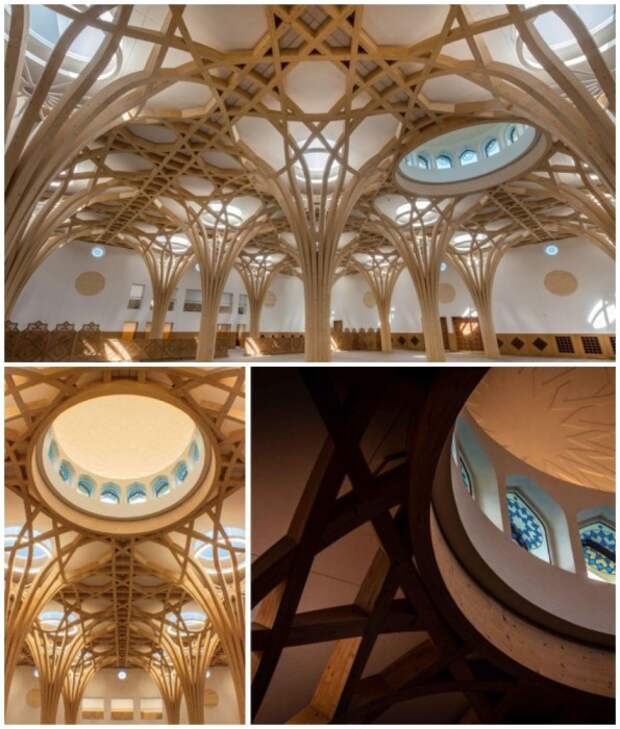 Интерьер Cambridge Central Mosque впечатляет своей монументальностью и нестандартным дизайном, как для мусульманской святыни (Великобритания). Интерьер Cambridge Central Mosque впечатляет своей монументальностью и нестандартным дизайном, как для мусульманской святыни (Великобритания).