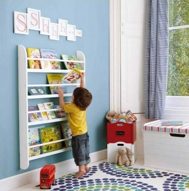 Где хранить детские книги