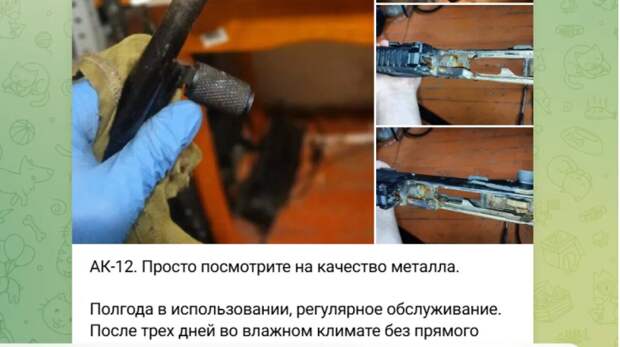 Скриншот с ТГ-канала "ДШРГ Русич"