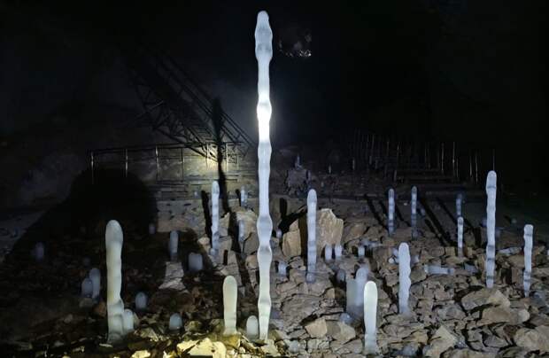 В башкирской пещере Шульган-Таш сформировался природный ледяной дворец