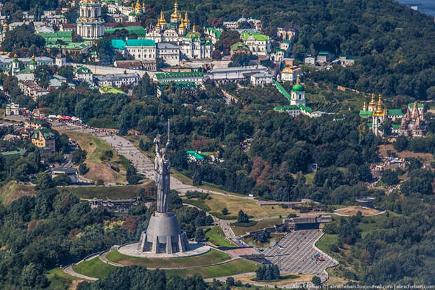 Киев с высоты птичьего полета