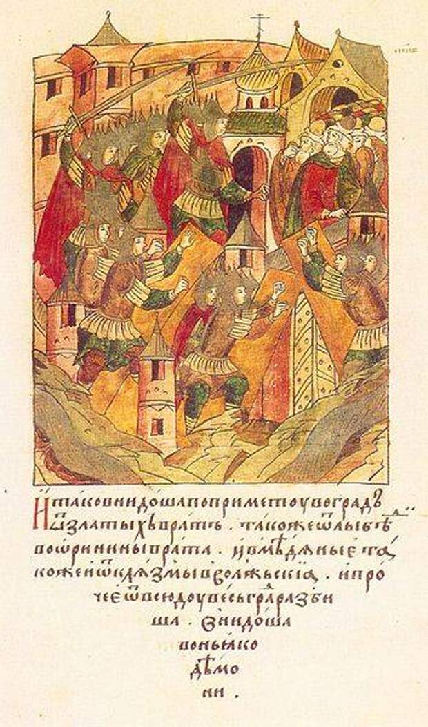 Как войска Батыя штурмовали Владимир