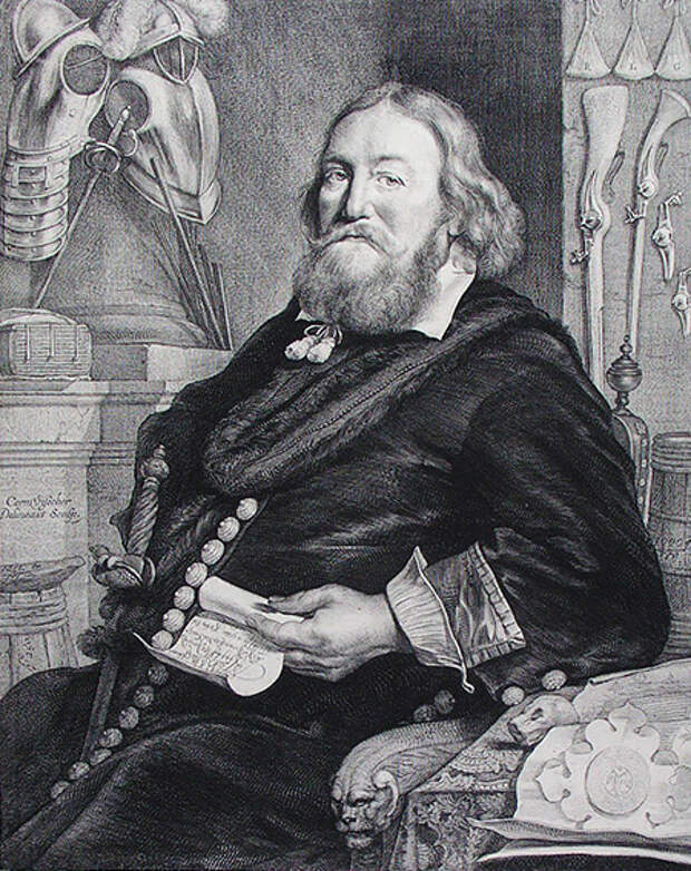 Андрей Денисович Виниус, гравюра Корнелия Вишера, 1650 год