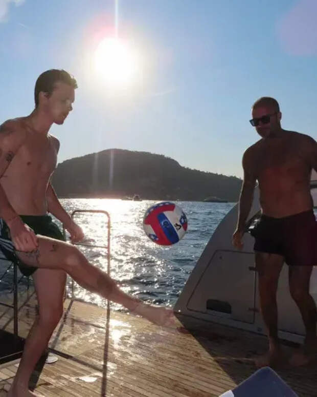 Круз и Дэвид Бекхэм