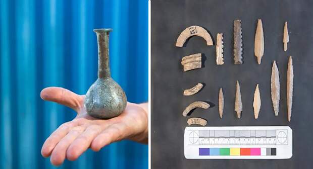 Последние артефакты, найденные в неолитическом мегаполисе вблизи города Motza (Израиль). | Фото: Olivier Fitoussi/ Israel Antiquities Authority.