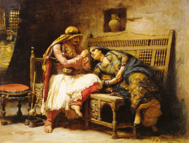 Королева разбойников (Queen Of The Brigands) - Фредерик Артур Бриджмен (Frederick Arthur Bridgman). Королева разбойников (Queen Of The Brigands) - Фредерик Артур Бриджмен (Frederick Arthur Bridgman).
