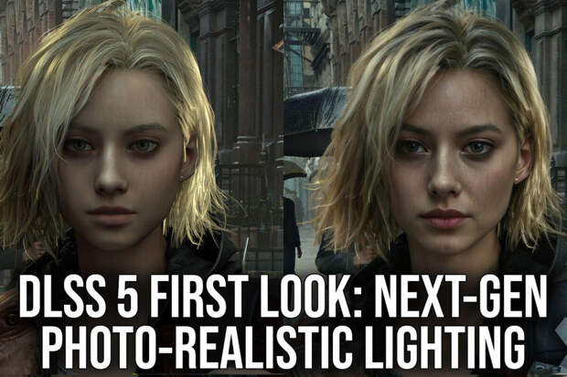 NVIDIA представила DLSS 5 с ИИ-освещением и фотореалистичной графикой