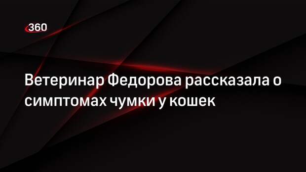 Ветеринар Федорова рассказала о симптомах чумки у кошек