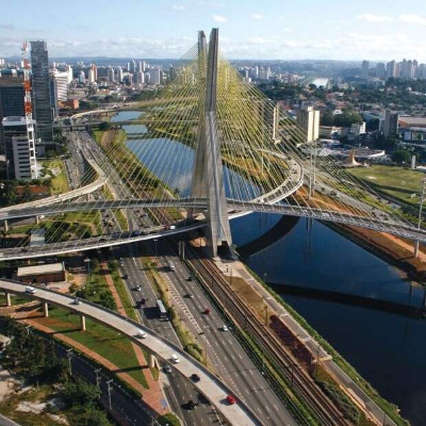 Авто-факт: единственный в мире мост с опорой в форме буквы X находится в Бразилии!