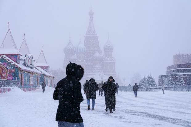 Сильные снегопад и ветер ожидаются в Москве в ближайшие несколько суток