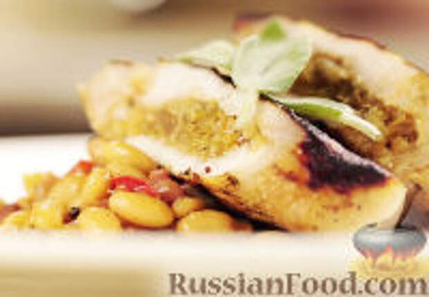 Фото к рецепту: Андалузская отбивная c изюмом и орегано